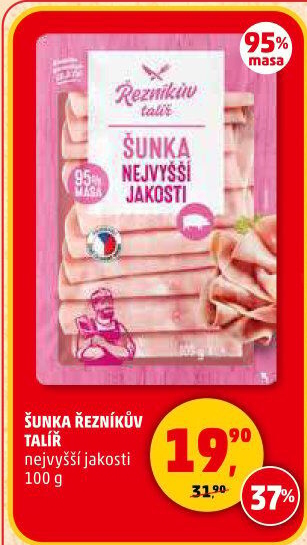 Šunka nejvyšší jakosti Řezníkův talíř