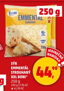 Sýr Ementál strouhaný Boni