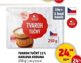 Tvaroh tučný Karlova Koruna