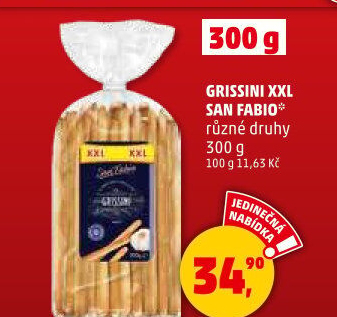 Tyčinky Grissini San Fabio