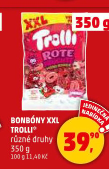 Želé bonbony Trolli