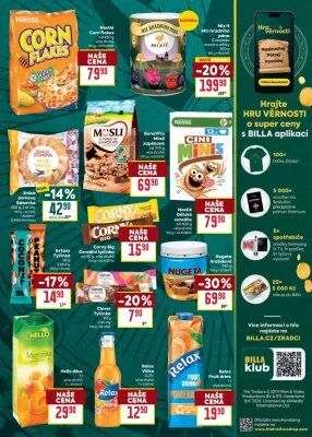 akční leták BILLA 15.10.2025-21.10.2025