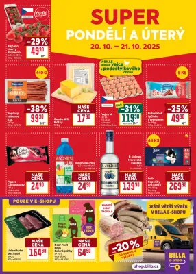 akční leták BILLA 15.10.2025-21.10.2025