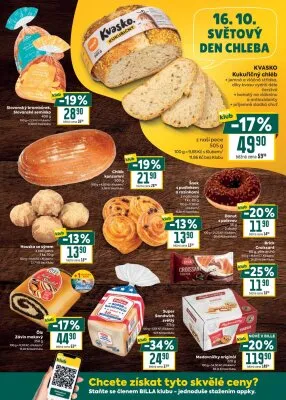 akční leták BILLA 15.10.2025-21.10.2025