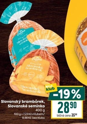 Chléb Slovanský brambůrek Odkolek