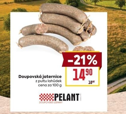 Doupovská jitrnice Pelant Doupovské uzeniny