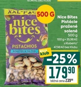 Pistácie pražené Nice Bites