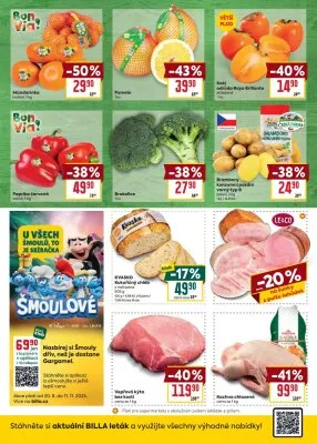 akční leták BILLA 15.10.2025-21.10.2025
