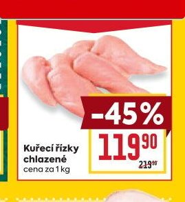 Kuřecí řízky chlazené