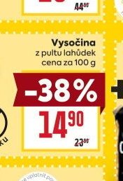 Vysočina z pultu lahůdek
