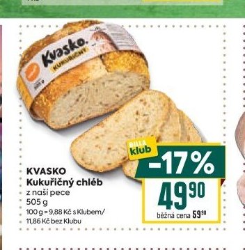 KVASKO Kukuričný chléb