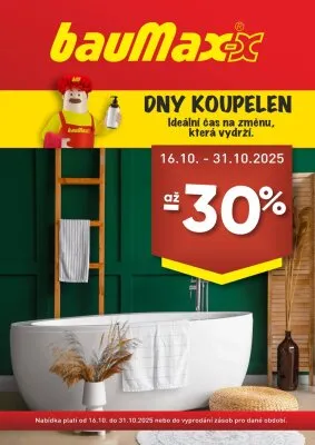akční leták bauMax 16.10.2025-31.10.2025