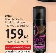 Sprej na odrosty Root Retoucher Syoss