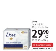 Tuhé mýdlo krémovéDove