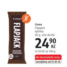 Tyčinka bez lepku Flapjack Cerea