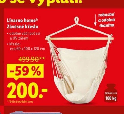 Livarno home Závěsné křeslo