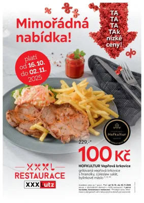 akční leták XXXLutz 16.10.2025-2.11.2025