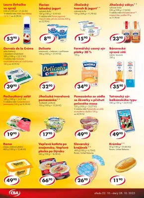 akční leták CBA 22.10.2025-28.10.2025