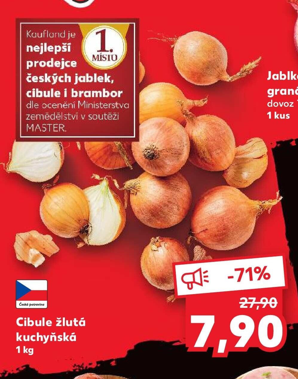 Cibule žlutá kuchyňská