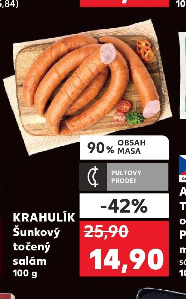 KRAHULÍK Šunkový točený salám