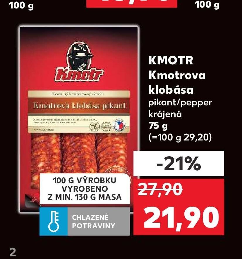 KMOTR Kmotrova klobása pikant