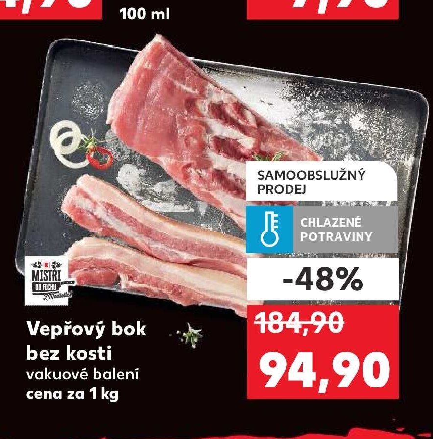 Vepřový bok bez kosti