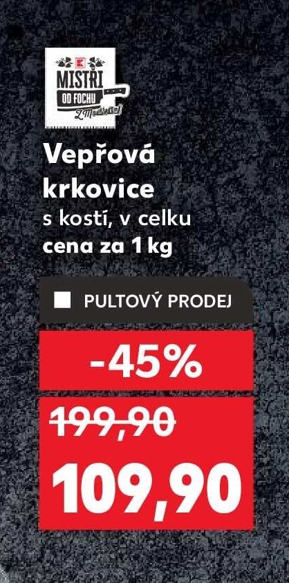 Vepřová krkovice s kostí