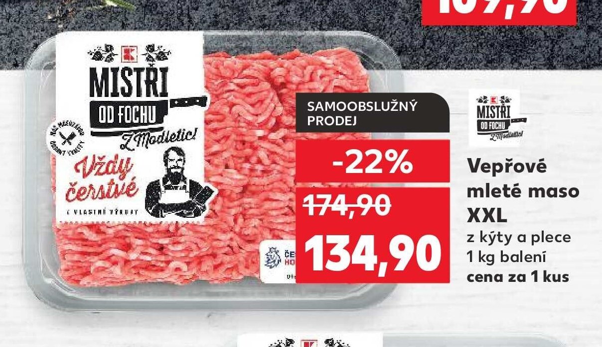 Vepřové mleté maso XXL