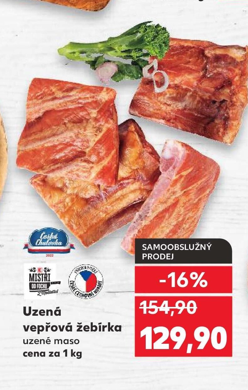 Uzená vepřová žebírka