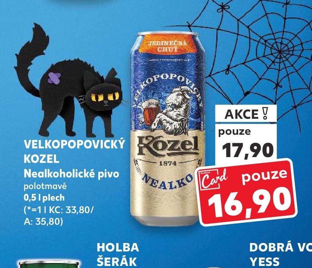 VELKOPOPOVICKÝ KOZEL Nealkoholické pivo