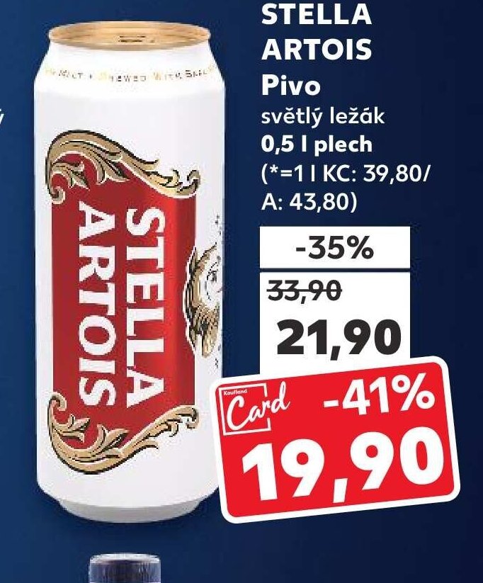 STELLA ARTOIS Pivo