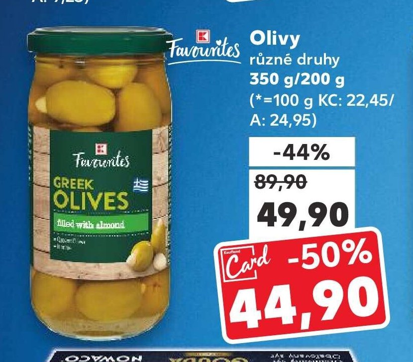 Favourites Olivy různé druhy