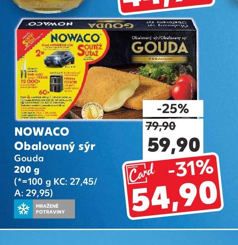 NOWACO Obalovaný sýr Gouda