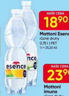 Ochucená voda Mattoni Esence