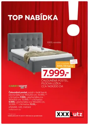 akční leták XXXLutz 20.10.2025-2.11.2025