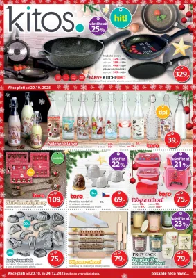 akční leták Kitos 20.10.2025-24.12.2025