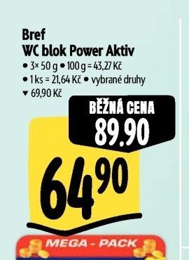 Bref WC blok Power Aktiv
