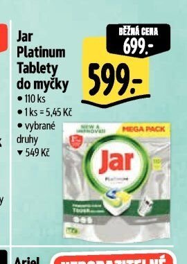 Jar Platinum Tablety do myčky