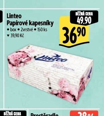 Linteo Papírové kapesníky