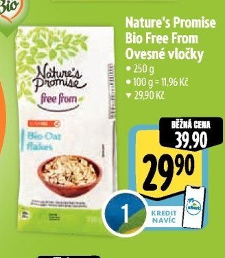 Nature's Promise Bio Free From Ovesné vločky
