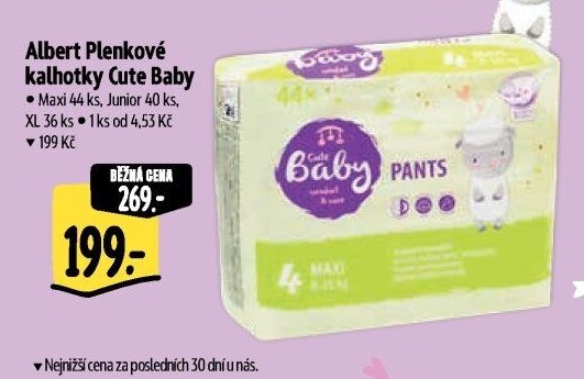 Albert Plenkové kalhotky Cute Baby