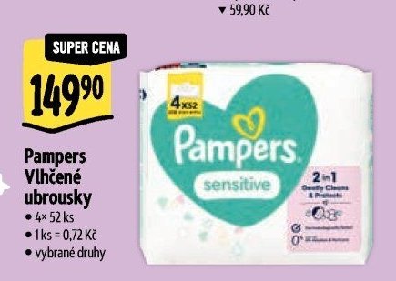Pampers Vlhčené ubrousky