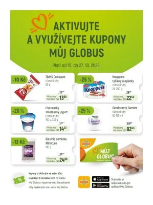 akční leták Globus 22.10.2025-27.10.2025