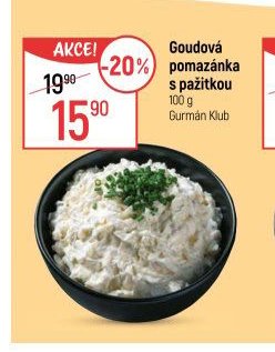Goudová pomazánka s pažitkou