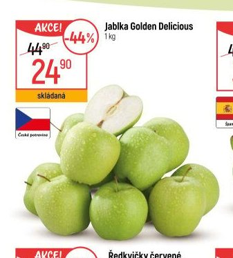 Jablka Golden Delicious