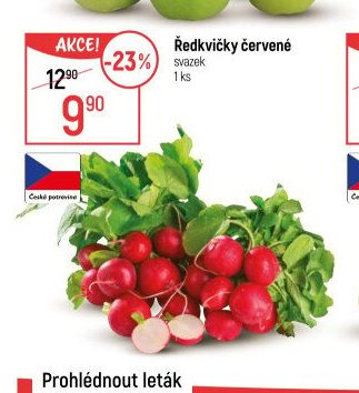 Ředkvičky červené