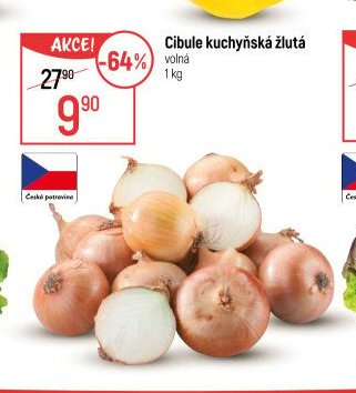 Cibule kuchyňská žlutá