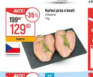 Kuřecí prsa s kostí