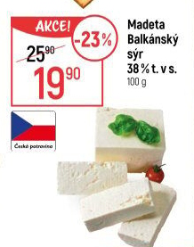 Balkánský sýr Madeta