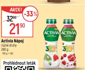Jogurtový nápoj Activia Danone